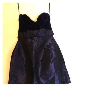 Oleg Cassini Black Tie strapless dress.